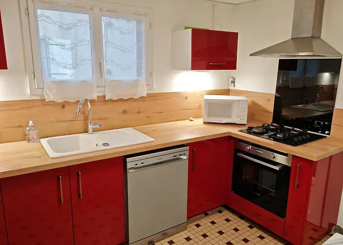 Maison, Terrasse, Parking, 4lits, Et Canape Lit, 7personnes Ferienhaus